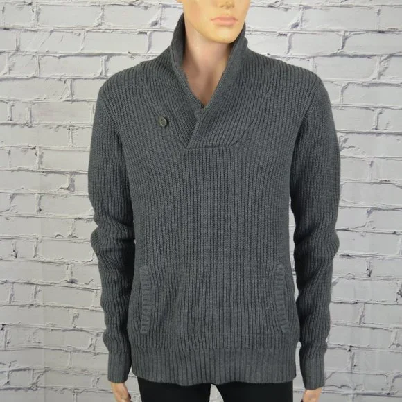 Mens All Saints Griffen Funnel Sweater size small